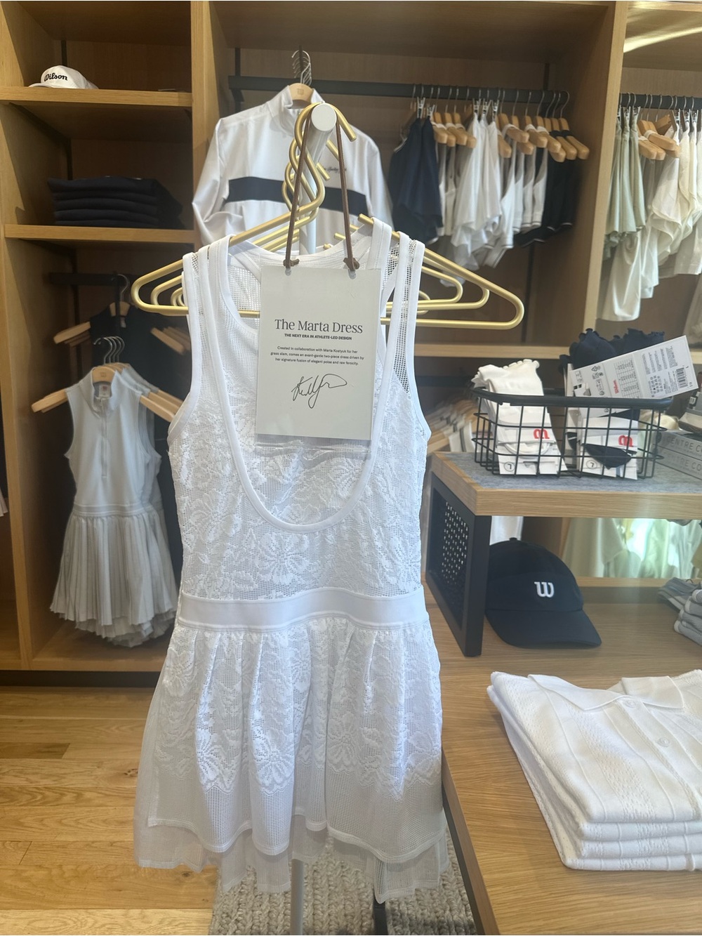 Wilson Bright White Lace Mini Dress- Marta dress - Picture 2 of 2